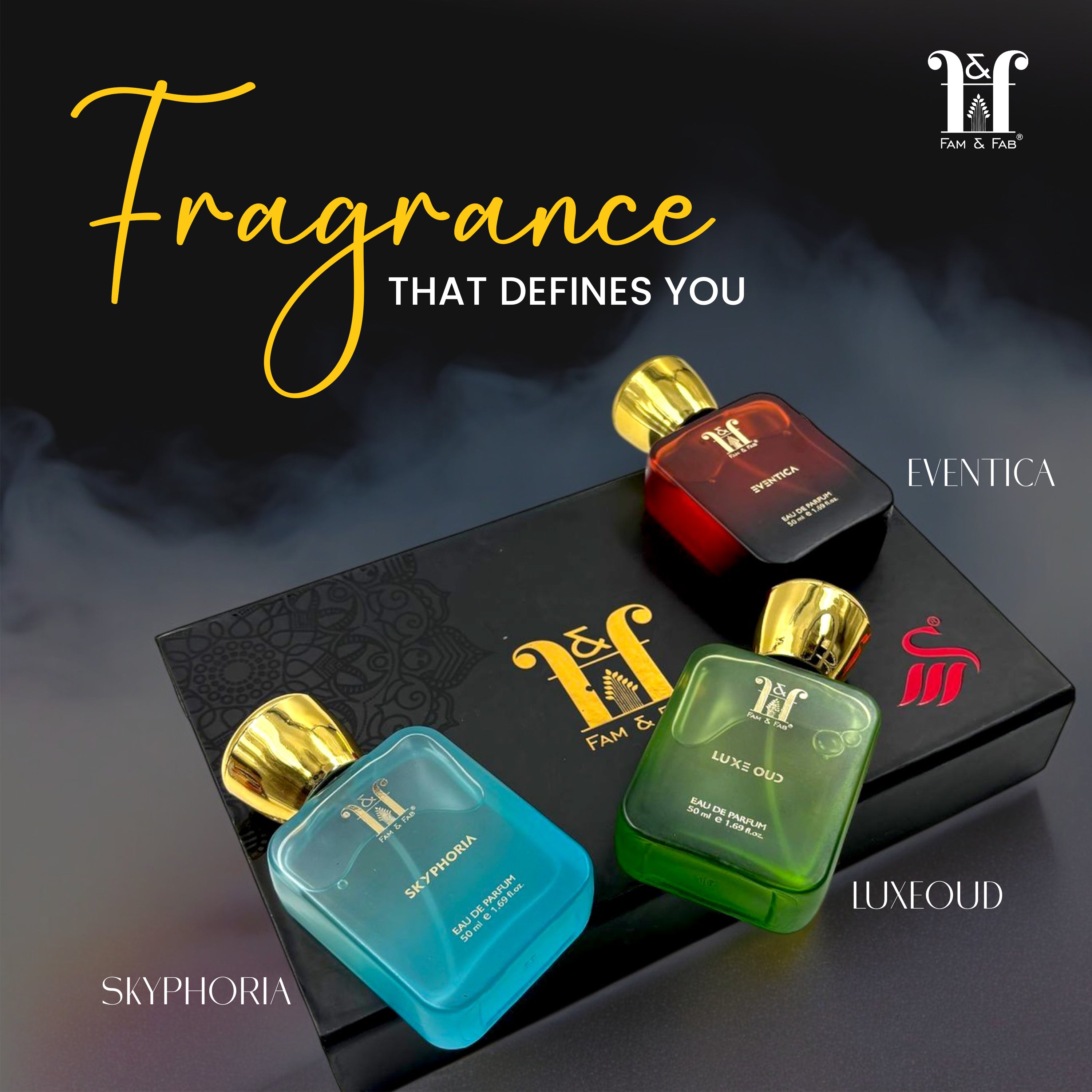 Fam & Fab Pack of 3 Eau de Parfum (50 ML)